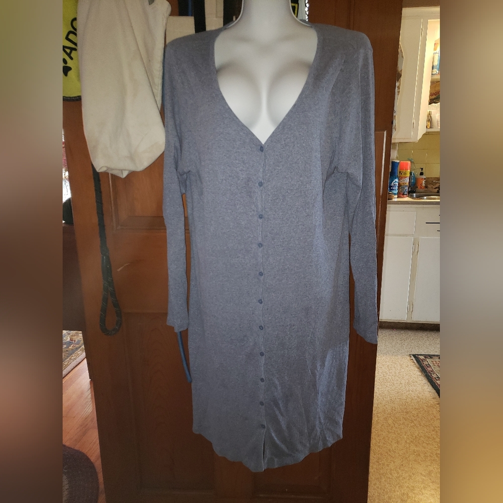 GUC GAP Womens Henley Dress XLT